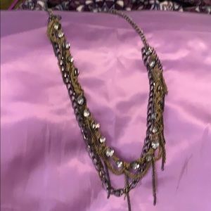 Mixed metal necklace